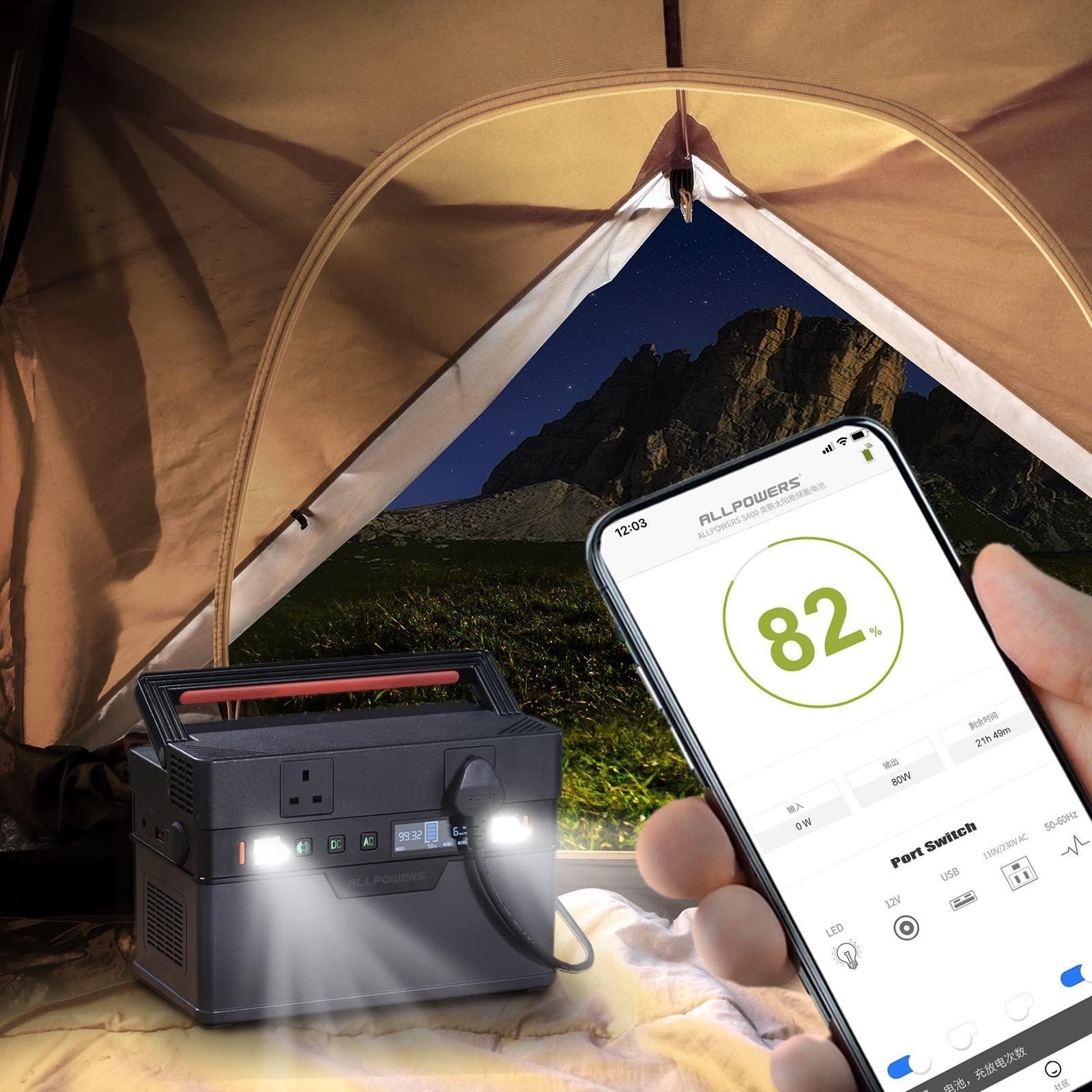 ALLPOWERS Solar Generator Kit 700W (S700 + SP012 100W Solar Panel)