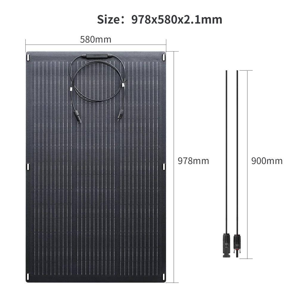 ALLPOWERS Solar Generator Kit (S1500 Plus + SF100 100W Flexible Solar Panel)
