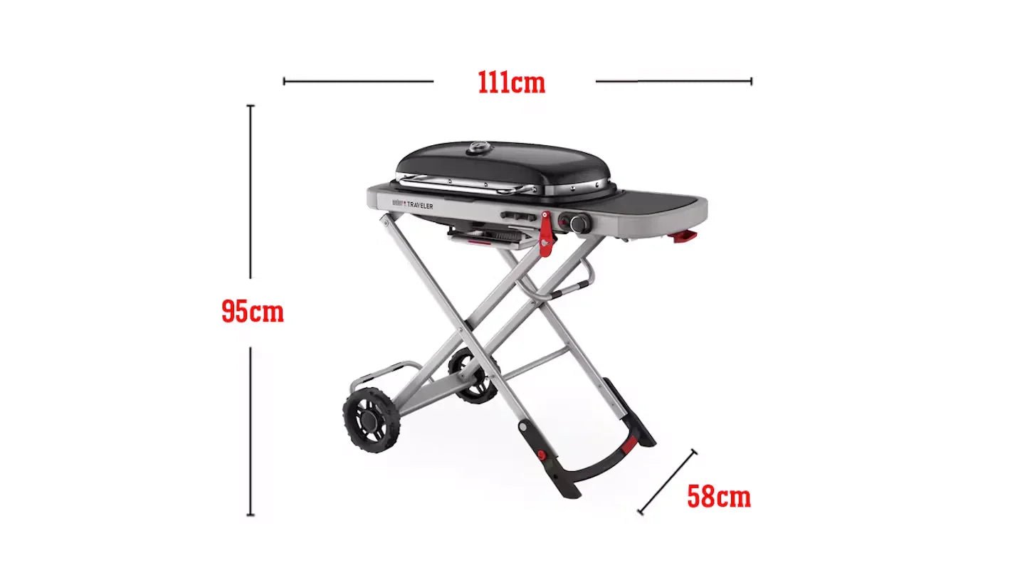 Weber Traveler Portable Folding Gas BBQ - Image 13
