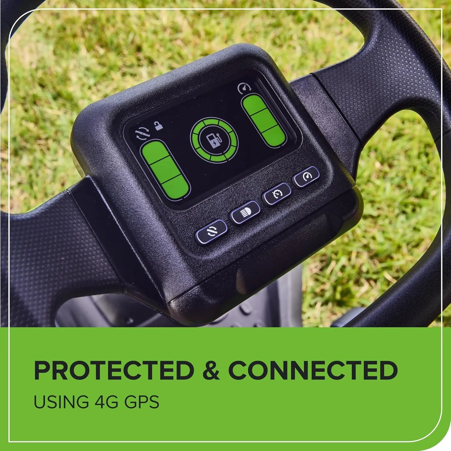 Greenworks 60V 30-Inch CrossoverT Electric Riding Lawn Tractor with (4) 8.0Ah Batteries - Image 9